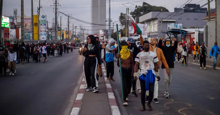 মাদাগাস্কারে বিক্ষোভ